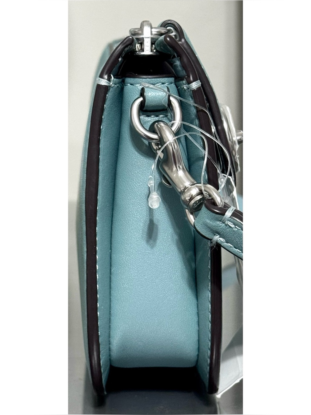 COACH Penn Shoulder Bag, AQUAMARINE/SILVER - Picture 7 of 11